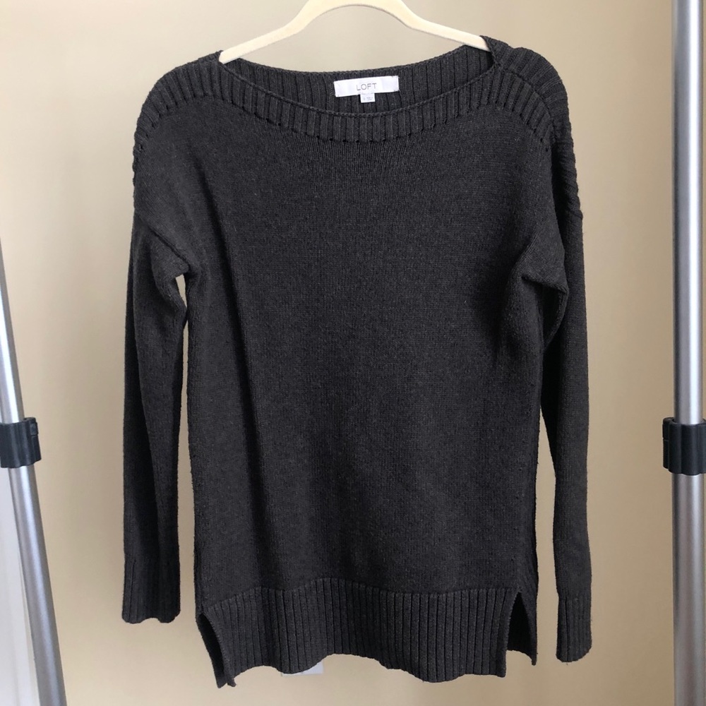 ANN TAYLOR LOFT Boat-Neck Sweater